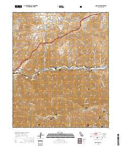 Agua Dulce 2018 topographic map thumbnail