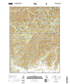 Russell Peak 2018 topographic map thumbnail