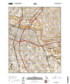 Sacramento East 2018 topographic map thumbnail
