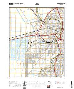 Sacramento West 2018 topographic map thumbnail