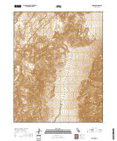 Saline Peak 2018 topographic map thumbnail