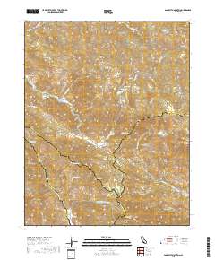 San Benito Mountain 2018 topographic map thumbnail