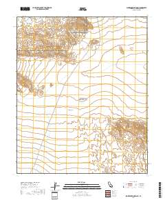 San Bernardino Wash 2018 topographic map thumbnail