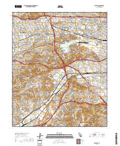 San Dimas 2018 topographic map thumbnail