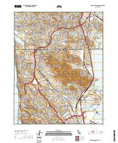 San Francisco South 2018 topographic map thumbnail