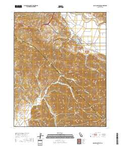 San Juan Bautista 2018 topographic map thumbnail