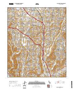 San Juan Capistrano 2018 topographic map thumbnail