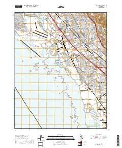 San Leandro 2018 topographic map thumbnail