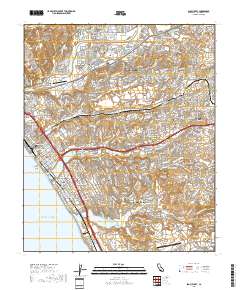 San Luis Rey 2018 topographic map thumbnail