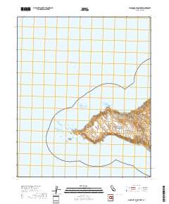 San Miguel Island West 2018 topographic map thumbnail