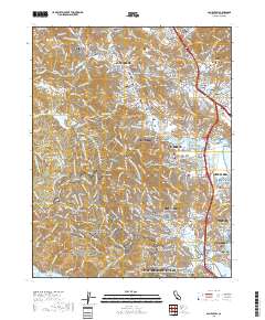 San Rafael 2018 topographic map thumbnail