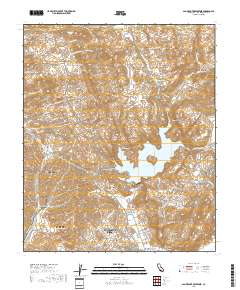 San Vicente Reservoir 2018 topographic map thumbnail
