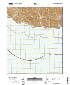 Santa Cruz Island B OE S 2018 topographic map thumbnail