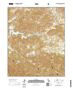 Santa Margarita Lake 2018 topographic map thumbnail