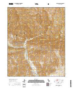 Santa Paula Peak 2018 topographic map thumbnail