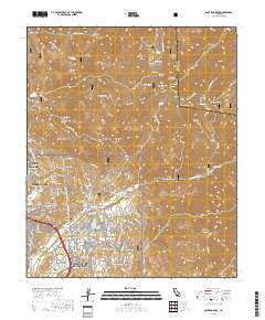 Santiago Peak 2018 topographic map thumbnail