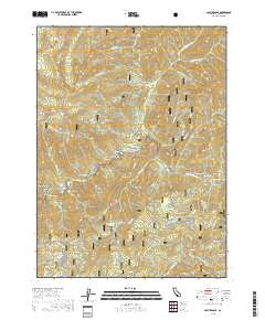 Sawyers Bar 2018 topographic map thumbnail
