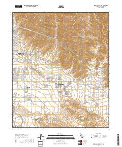 Seven Palms Valley 2018 topographic map thumbnail