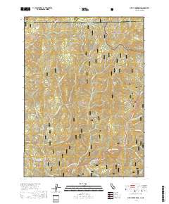 Shelly Creek Ridge 2018 topographic map thumbnail