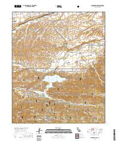 Silverwood Lake 2018 topographic map thumbnail