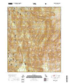 Sirretta Peak 2018 topographic map thumbnail