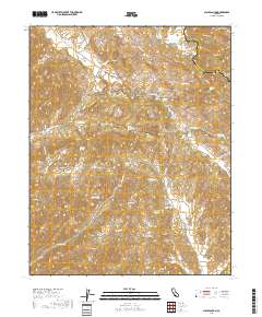 Slack Canyon 2018 topographic map thumbnail