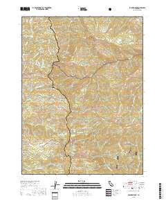 Solomon Peak 2018 topographic map thumbnail