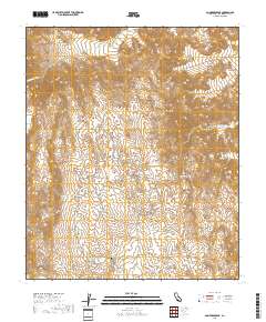 Sombrero Peak 2018 topographic map thumbnail