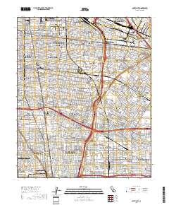 South Gate 2018 topographic map thumbnail