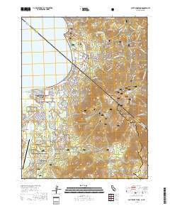 South Lake Tahoe 2018 topographic map thumbnail