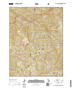 South Yolla Bolly Mountains 2018 topographic map thumbnail