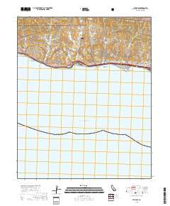 Tajiguas 2018 topographic map thumbnail