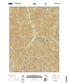 Tanners Peak 2018 topographic map thumbnail