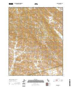 Tassajara 2018 topographic map thumbnail
