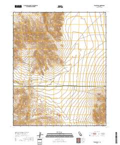 Tecopa Pass 2018 topographic map thumbnail