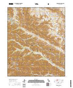 Telegraph Peak 2018 topographic map thumbnail