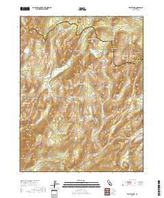 Tenaya Lake 2018 topographic map thumbnail