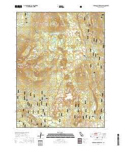 Thousand Lakes Valley 2018 topographic map thumbnail
