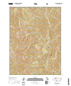 Thurston Peaks 2018 topographic map thumbnail