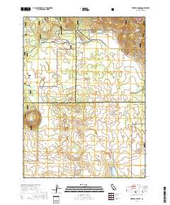 Timbered Crater 2018 topographic map thumbnail