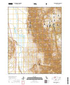 Tinemaha Reservoir 2018 topographic map thumbnail