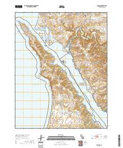 Tomales 2018 topographic map thumbnail