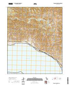 Tranquillon Mountain 2018 topographic map thumbnail