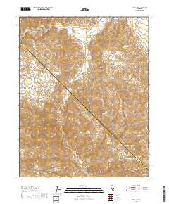 Tumey Hills 2018 topographic map thumbnail