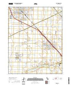 Turlock 2018 topographic map thumbnail