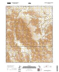 Twentynine Palms Mountain 2018 topographic map thumbnail