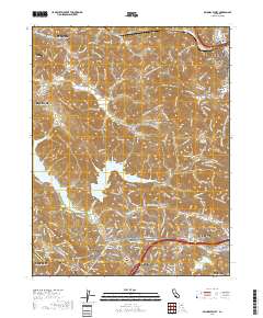 Briones Valley 2018 topographic map thumbnail