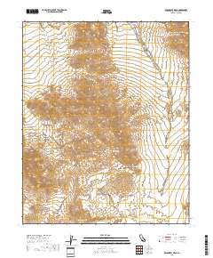 Broadwell Mesa 2018 topographic map thumbnail