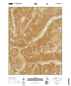 Buckeye Ridge 2018 topographic map thumbnail