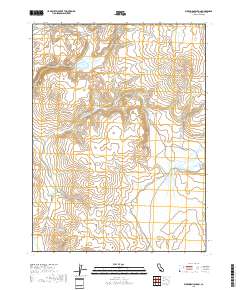 Buckhorn Canyon 2018 topographic map thumbnail